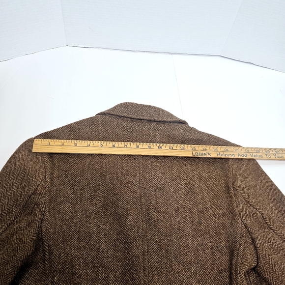 Rugby Ralph Lauren Textured Brown Blazer Suit Jacket - Picture 4 of 16